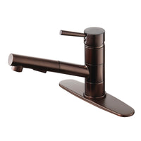 Thumbnail for Gourmetier LS8405DL Concord Single-Handle Pull-Out Kitchen Faucet, Oil Rubbed Bronze - BNGBath