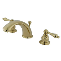 Thumbnail for Kingston Brass KB972AL Victorian Widespread Bathroom Faucet, Polished Brass - BNGBath