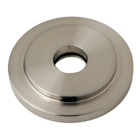 Thumbnail for Kingston Brass FLEURO8 Manhattan Heavy Duty Round Solid Cast Brass Shower Flange, Brushed Nickel - BNGBath