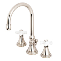 Thumbnail for Kingston Brass KS2986PX 8 in. Widespread Bathroom Faucet, Polished Nickel - BNGBath