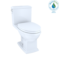 Thumbnail for TOTO Connelly WASHLET+ Two-Piece Elongated Dual Flush 1.28 and 0.9 GPF Universal Height Toilet with CEFIONTECT,  - MS494124CEMFG#01 - BNGBath