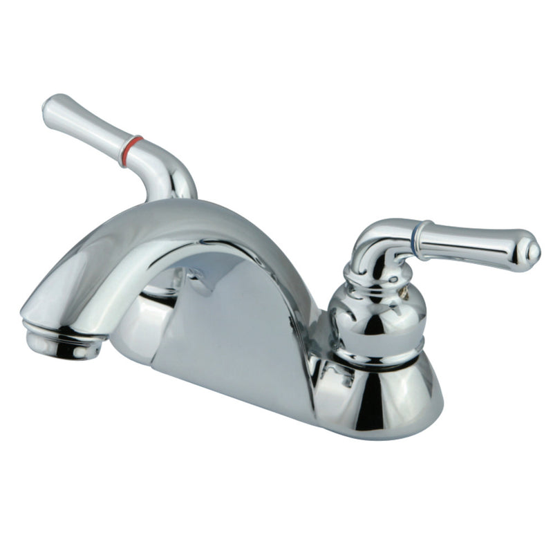 Kingston Brass KB2621LP 4 in. Centerset Bathroom Faucet, Polished Chrome - BNGBath