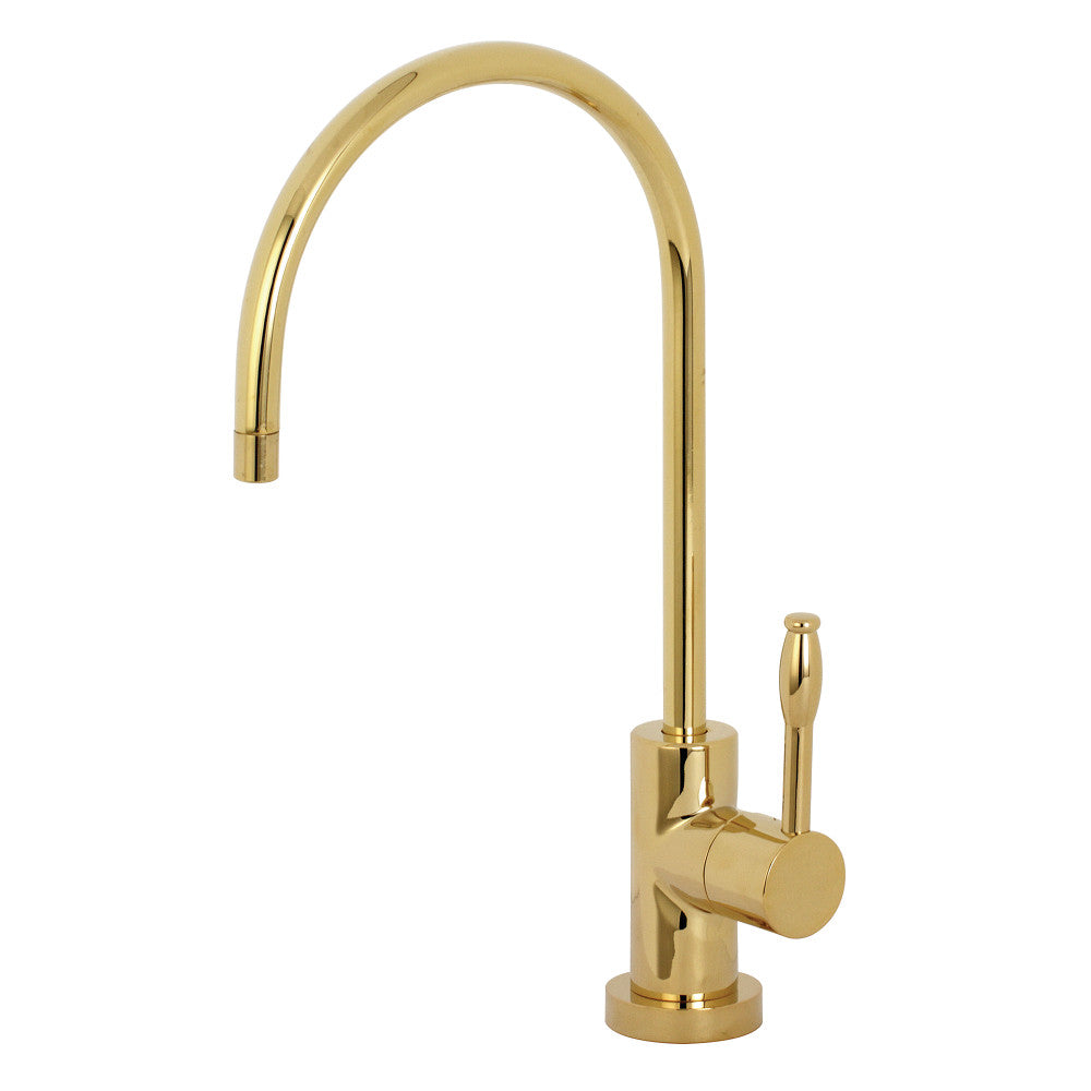 Kingston Brass KS8192NKL Nustudio Single-Handle Cold Water Filtration Faucet, Polished Brass - BNGBath