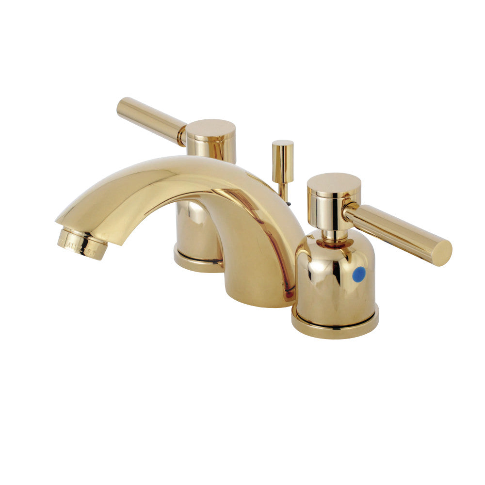 Kingston Brass KB8952DL Mini-Widespread Bathroom Faucet, Polished Brass - BNGBath