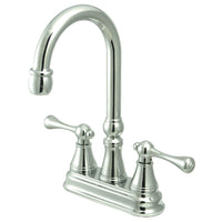 Thumbnail for Kingston Brass KS2491BL Bar Faucet, Polished Chrome - BNGBath