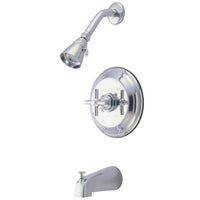 Thumbnail for Kingston Brass KB2631EX Tub and Shower Faucet, Polished Chrome - BNGBath