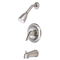 Thumbnail for Kingston Brass GKB538L Chatham Single-Handle Tub and Shower Faucet, Brushed Nickel - BNGBath
