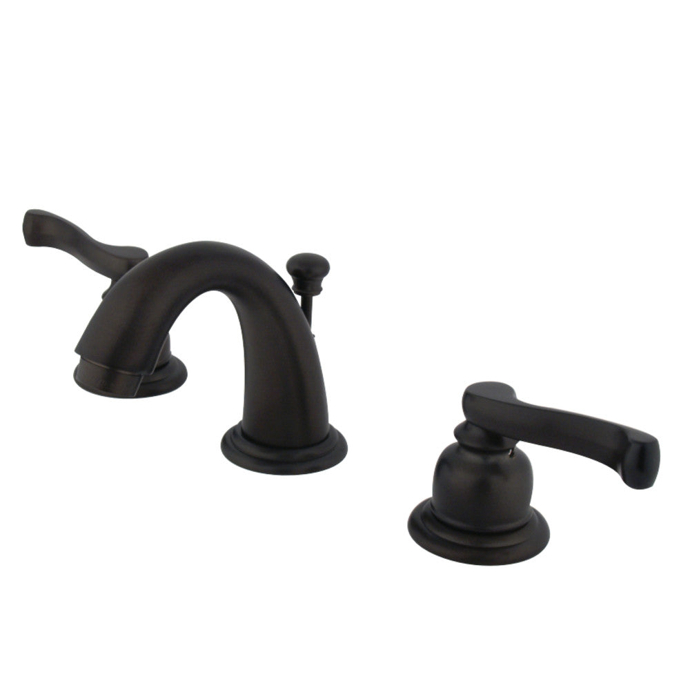 Kingston Brass KB915FL Widespread Bathroom Faucet, Oil Rubbed Bronze - BNGBath