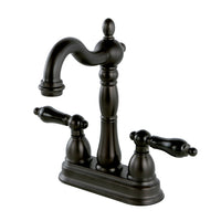 Thumbnail for Kingston Brass KB1495PKL Duchess Two-Handle Bar Faucet, Oil Rubbed Bronze - BNGBath