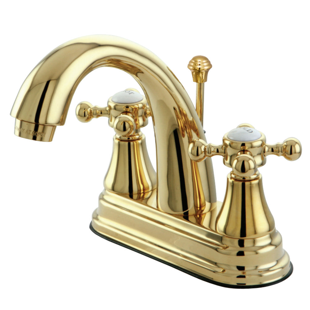 Kingston Brass KS7612BX 4 in. Centerset Bathroom Faucet, Polished Brass - BNGBath