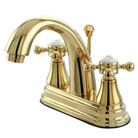 Thumbnail for Kingston Brass KS7612BX 4 in. Centerset Bathroom Faucet, Polished Brass - BNGBath