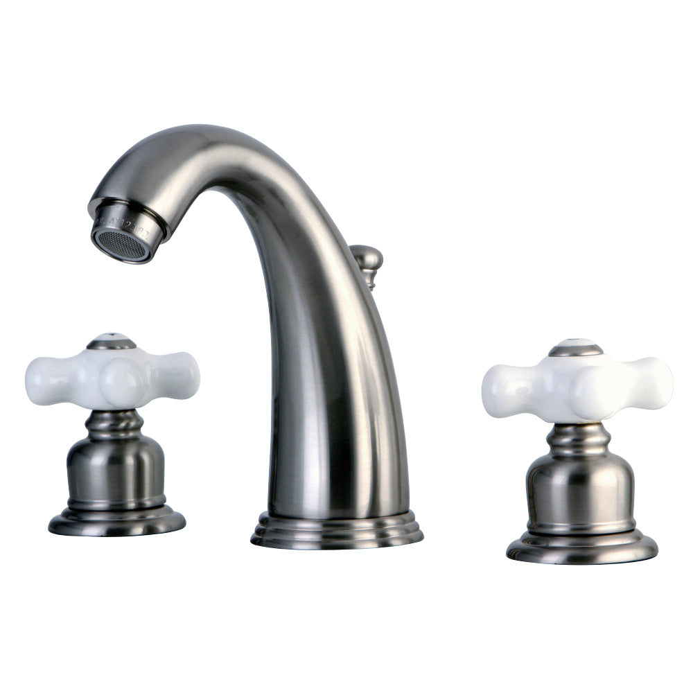 Kingston Brass KB988PX Victorian 2-Handle 8 in. Widespread Bathroom Faucet, Brushed Nickel - BNGBath