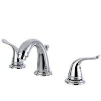 Thumbnail for Kingston Brass KB2911YL Yosemite Widespread Bathroom Faucet, Polished Chrome - BNGBath