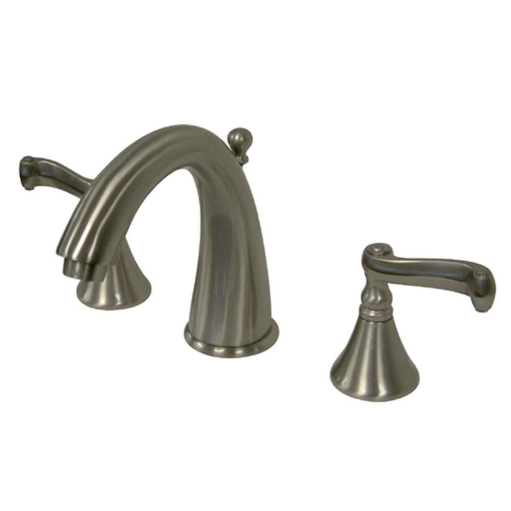 Kingston Brass KS5978FL 8 in. Widespread Bathroom Faucet, Brushed Nickel - BNGBath