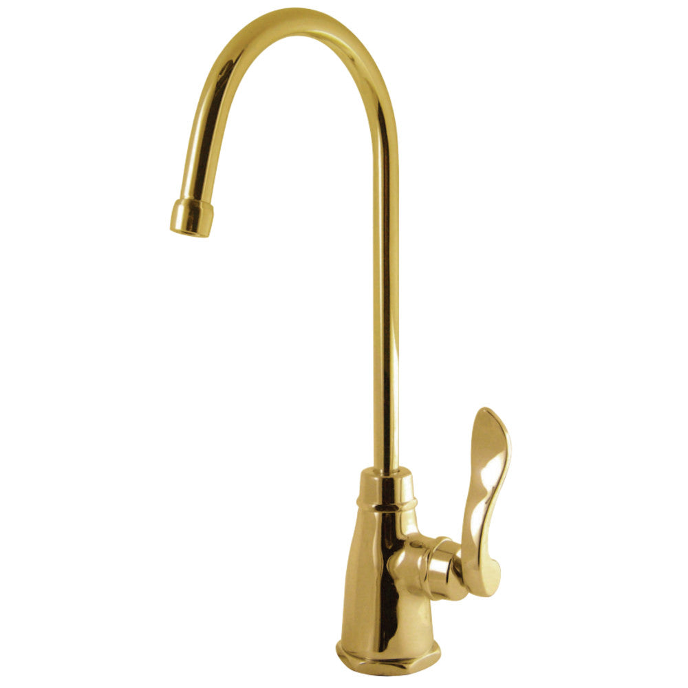 Kingston Brass KS2192NFL NuWave French Cold Water Filtration Faucet, Polished Brass - BNGBath