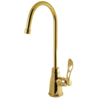 Thumbnail for Kingston Brass KS2192NFL NuWave French Cold Water Filtration Faucet, Polished Brass - BNGBath
