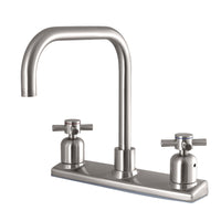 Thumbnail for Kingston Brass FB2148DX Concord 8-Inch Centerset Kitchen Faucet, Brushed Nickel - BNGBath