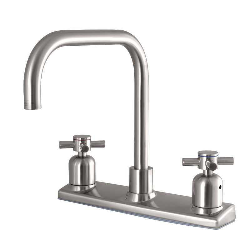 Kingston Brass FB2148DX Concord 8-Inch Centerset Kitchen Faucet, Brushed Nickel - BNGBath