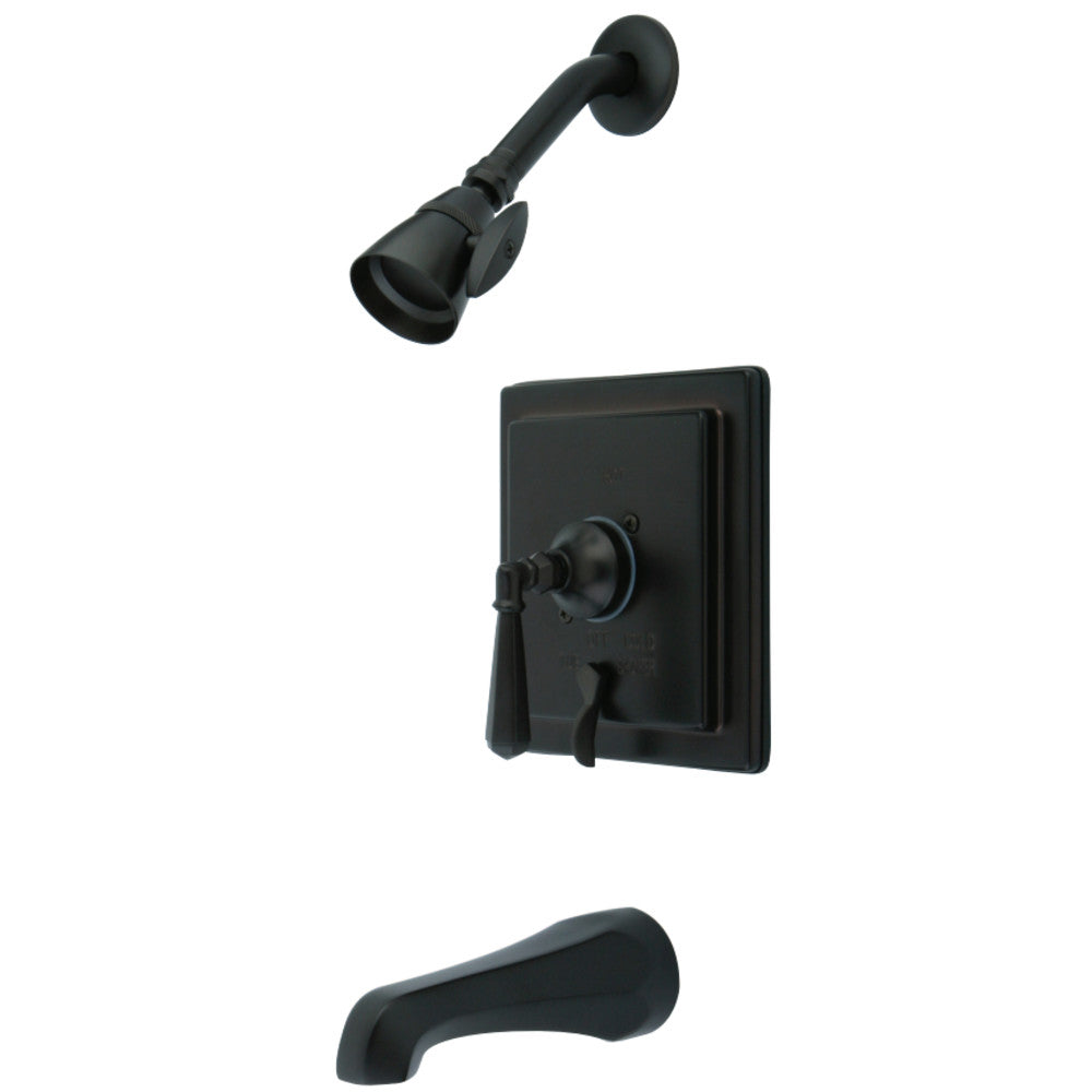 Kingston Brass KB86554HL Metropolitan Tub & Shower Faucet With Diverter, Oil Rubbed Bronze - BNGBath