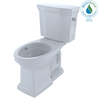 Thumbnail for TOTO Promenade II 1G Two-Piece Elongated 1.0 GPF Universal Height Toilet with CeFiONtect and Right-Hand Trip Lever,  - CST404CUFRG#01 - BNGBath
