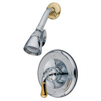 Thumbnail for Kingston Brass GKB1634SO Water Saving Magellan Single-Handle Tub and Shower Faucet- Shower Only, Polished Chrome/Polished Brass - BNGBath