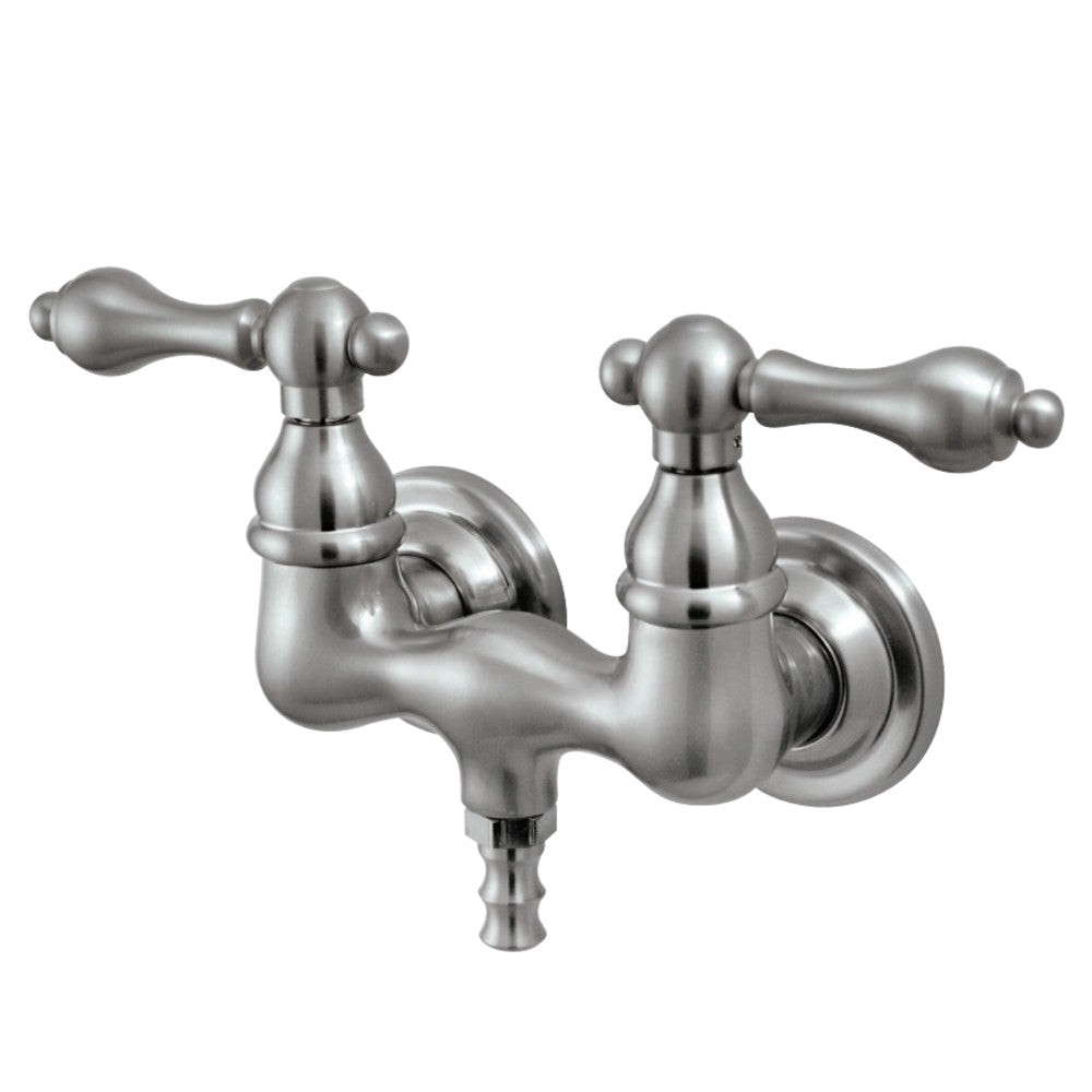 Kingston Brass CC31T8 Vintage 3-3/8-Inch Wall Mount Tub Faucet, Brushed Nickel - BNGBath