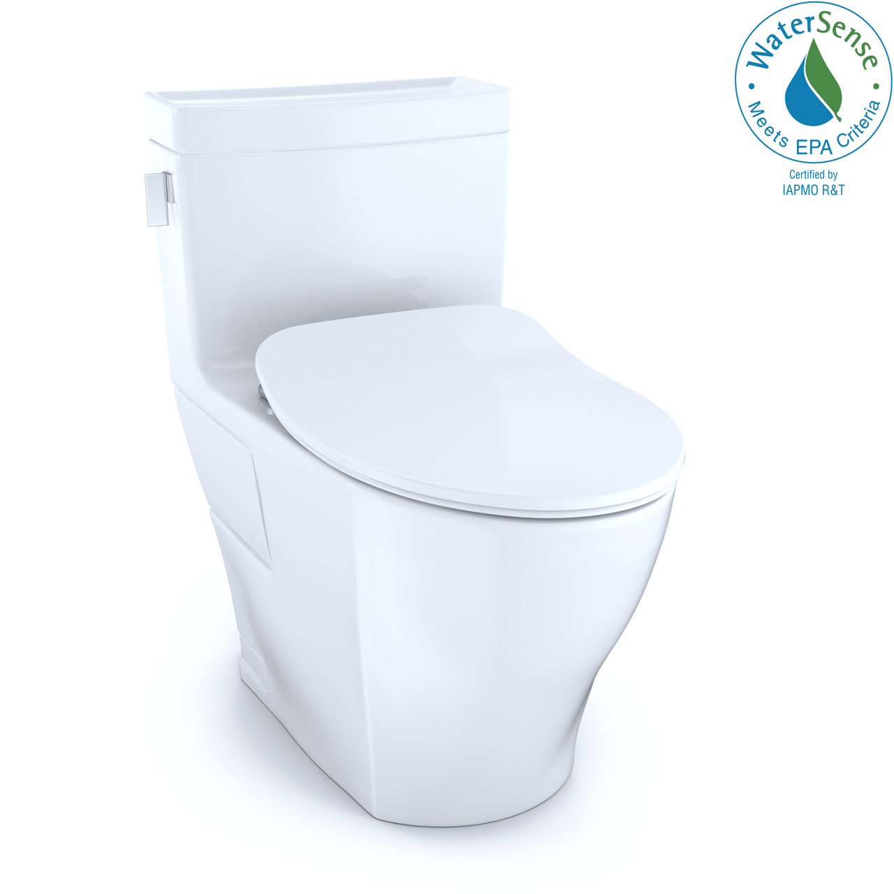 TOTO Legato One-Piece Elongated 1.28 GPF Toilet with CEFIONTECT and SoftClose Seat, WASHLET+ Ready,  - MS624234CEFG#01 - BNGBath