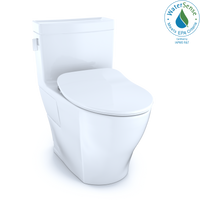 Thumbnail for TOTO Legato One-Piece Elongated 1.28 GPF Toilet with CEFIONTECT and SoftClose Seat, WASHLET+ Ready,  - MS624234CEFG#01 - BNGBath