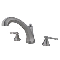 Thumbnail for Kingston Brass KS4328TL Metropolitan Roman Tub Faucet, Brushed Nickel - BNGBath