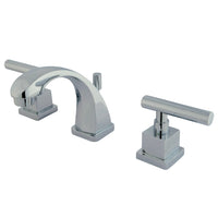 Thumbnail for Kingston Brass KS4941CQL Claremont 8 in. Widespread Bathroom Faucet, Polished Chrome - BNGBath