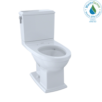 Thumbnail for TOTO Connelly Two-Piece Elongated Dual-Max, Dual Flush 1.28 and 0.9 GPF Universal Height Toilet with CeFiONtect,  - CST494CEMFG#01 - BNGBath