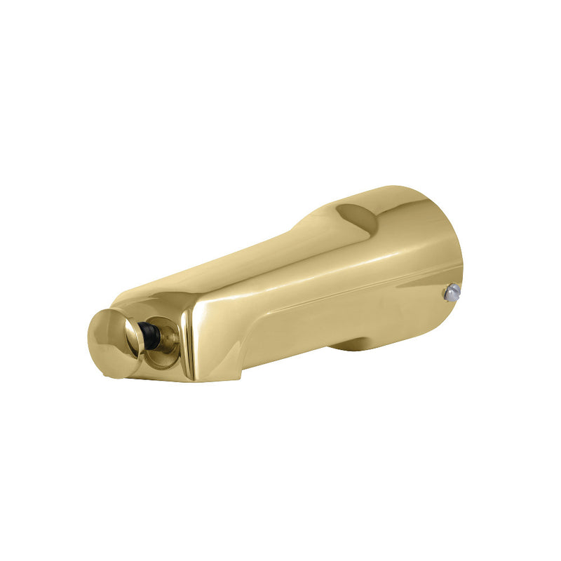 Kingston Brass K1268A2 Mixet Tub Spout with Front Diverter, Polished Brass - BNGBath