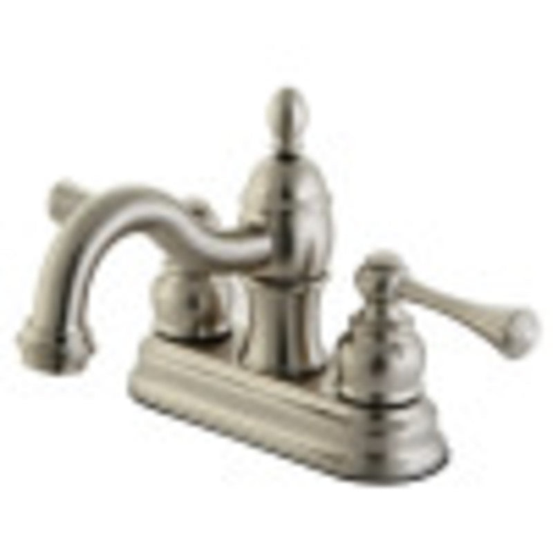 Kingston Brass KB3908BL 4 in. Centerset Bathroom Faucet, Brushed Nickel - BNGBath