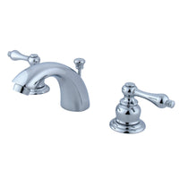 Thumbnail for Kingston Brass KB941AL Victorian Mini-Widespread Bathroom Faucet, Polished Chrome - BNGBath