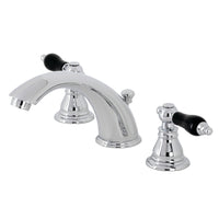 Thumbnail for Kingston Brass KB961AKL Duchess Widespread Bathroom Faucet with Plastic Pop-Up, Polished Chrome - BNGBath