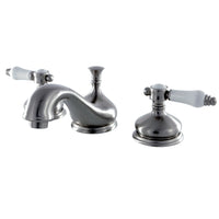 Thumbnail for Kingston Brass KS1168BPL 8 in. Widespread Bathroom Faucet, Brushed Nickel - BNGBath