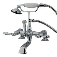 Thumbnail for Kingston Brass CC204T1 Vintage 7-Inch Deck Mount Tub Faucet, Polished Chrome - BNGBath
