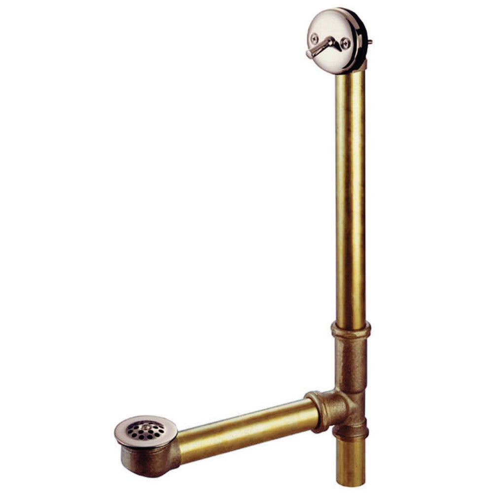 Kingston Brass DTL1168 16" Trip Lever Waste and Overflow Drain, Brushed Nickel - BNGBath