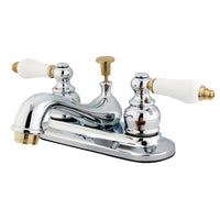 Thumbnail for Kingston Brass KB604B 4 in. Centerset Bathroom Faucet, Polished Chrome - BNGBath