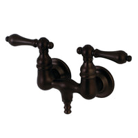 Thumbnail for Aqua Vintage AE31T5 Vintage 3-3/8 Inch Wall Mount Tub Faucet, Oil Rubbed Bronze - BNGBath
