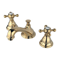Thumbnail for Kingston Brass KS5562BX 8 in. Widespread Bathroom Faucet, Polished Brass - BNGBath