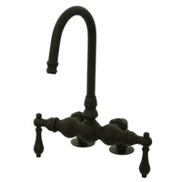Thumbnail for Kingston Brass CC91T5 Vintage 3-3/8-Inch Deck Mount Tub Faucet, Oil Rubbed Bronze - BNGBath