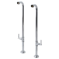 Thumbnail for Kingston Brass AE810S1DL Concord Freestanding Tub Supply Line, Polished Chrome - BNGBath
