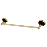 Thumbnail for Kingston Brass BA9112BB Water Onyx 18 in. Towel Bar, Brushed Brass - BNGBath