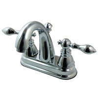 Thumbnail for Fauceture FSY5611ACL American Classic 4 in. Centerset Bathroom Faucet with Plastic Pop-Up, Polished Chrome - BNGBath