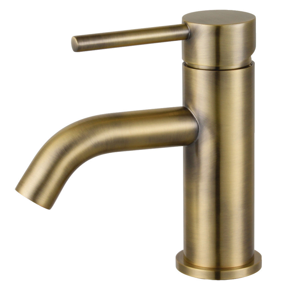Fauceture LS822DLAB Concord Single-Handle Bathroom Faucet with Push Pop-Up, Antique Brass - BNGBath
