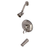 Thumbnail for Kingston Brass KB46380DFL Tub and Shower Faucet, Brushed Nickel - BNGBath