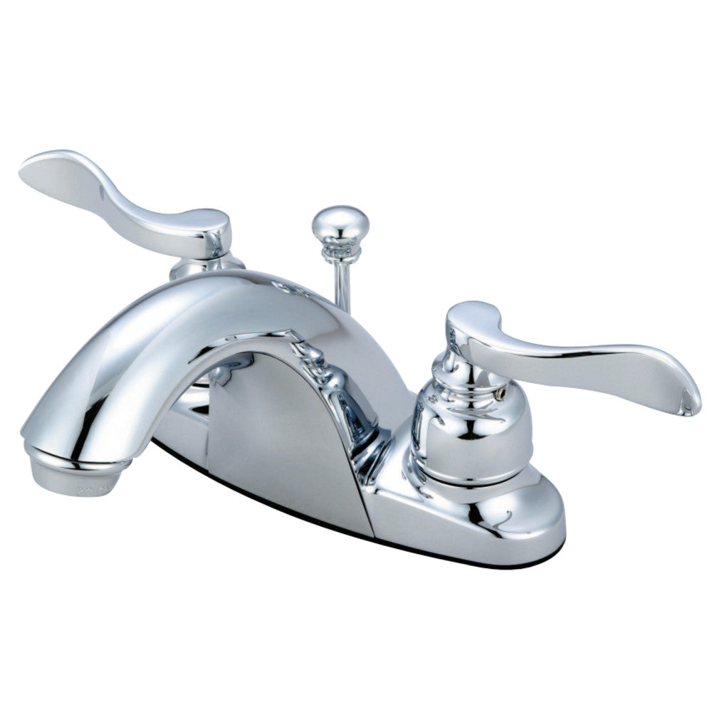 Kingston Brass KB8641NFL 4 in. Centerset Bathroom Faucet, Polished Chrome - BNGBath
