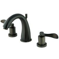 Thumbnail for Kingston Brass KS2965DFL 8 in. Widespread Bathroom Faucet, Oil Rubbed Bronze - BNGBath