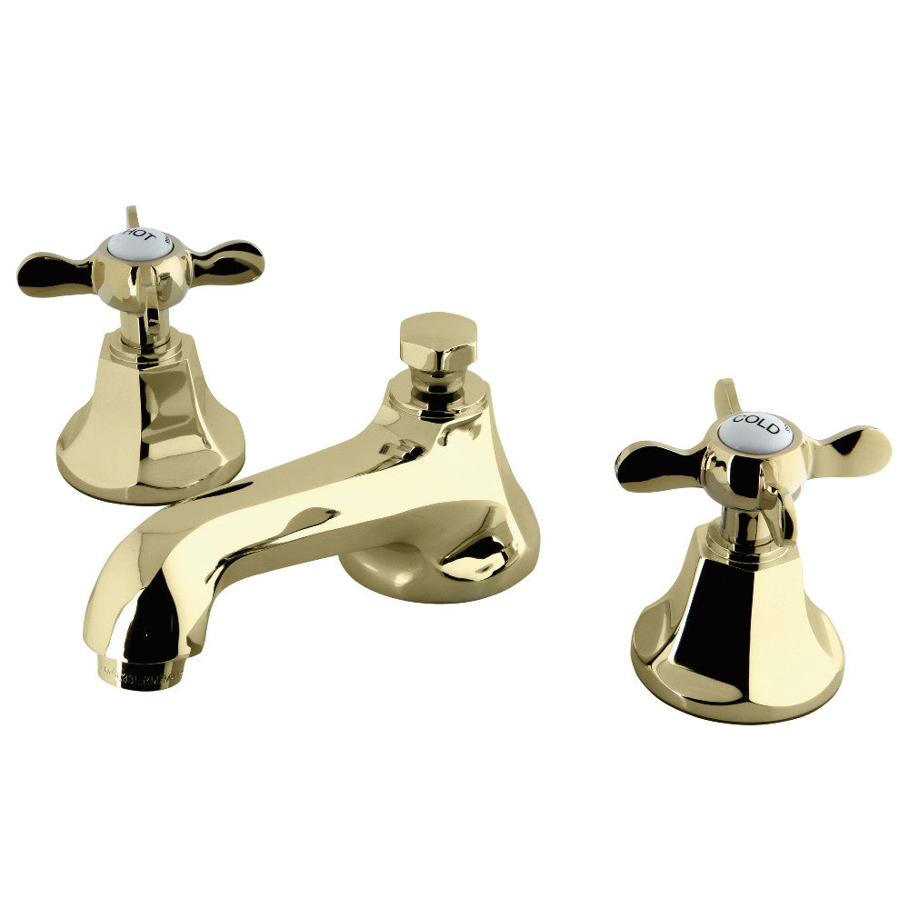 Kingston Brass KS4462BEX Essex 8" Widespread Bathroom Faucet, Polished Brass - BNGBath